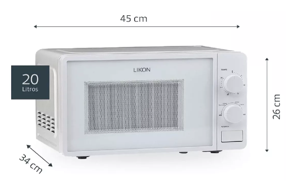 MICROONDAS LIKON LI20M-S20 OUTLET