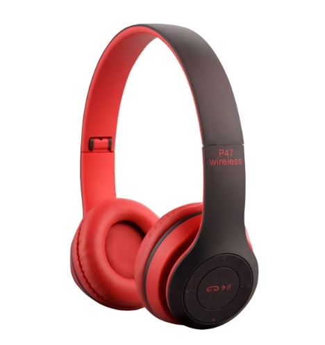 AURICULAR INALAMBRICO P47 ROJO