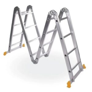 ESCALERA PLEGABLE DE ALUMINIO WY404 16 ESCALONES 4X4